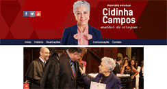 Desktop Screenshot of cidinhacampos.com.br
