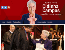 Tablet Screenshot of cidinhacampos.com.br